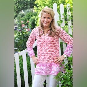 Sayulita Tunic Top Cover Up - sunrise pink - XL/XXL - EXCELLENT condition